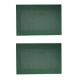 Kit 2 Lugar Americano Frame 45x30cm Verde Prático Resistente