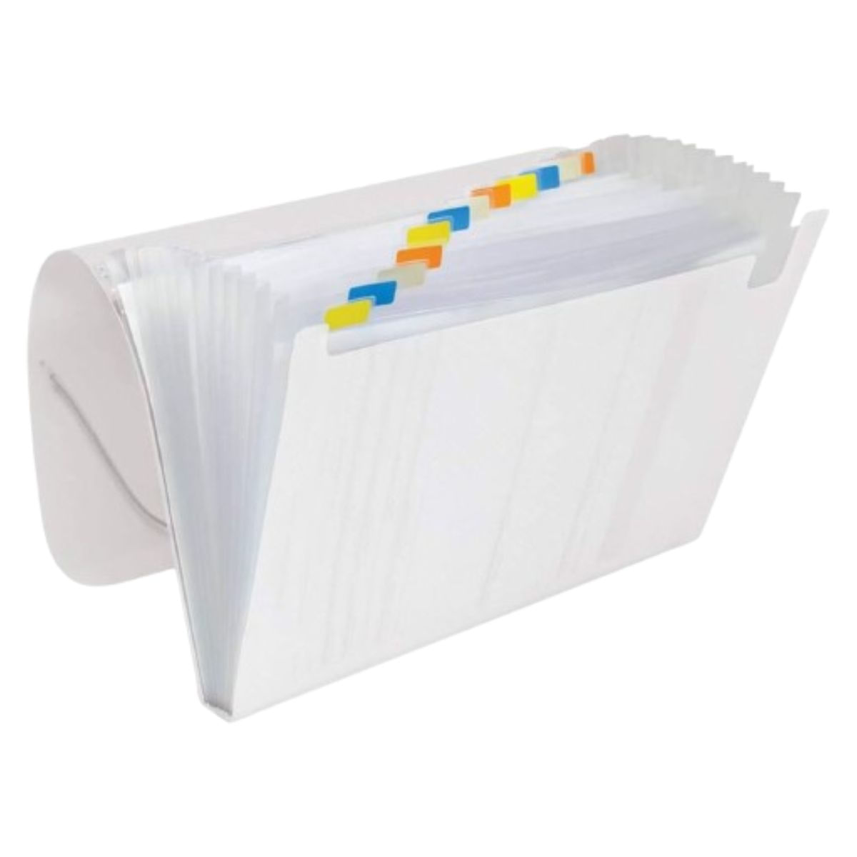 Pasta Organizadora Sanfonada Com Elástico 12 Divisórias A4 Arquivo Escritório Escolar Trabalho Profissional Grande Yes