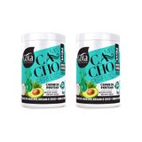 Creme Para Pentear Gota Dourada Abc+argan+coco 1kg-kit C/2un