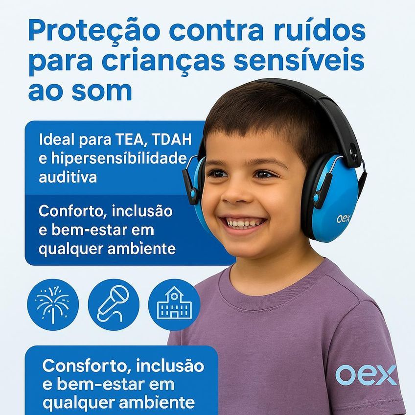 Abafador Autista Autismo Tod Tea Tdah Proteção Sensorial - imagem 4