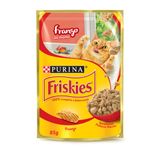 Ração Úmida para Gato Purina Friskies Frango com Molho Sachê 85g