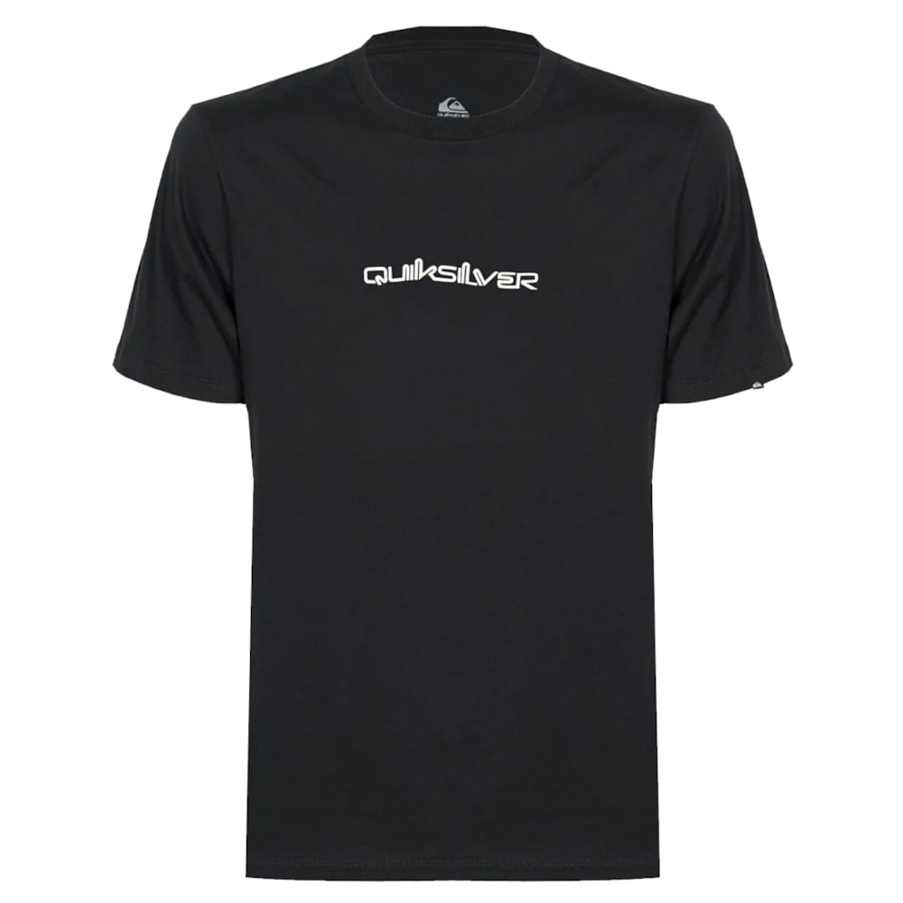 Camiseta Quiksilver Omni Font Preta