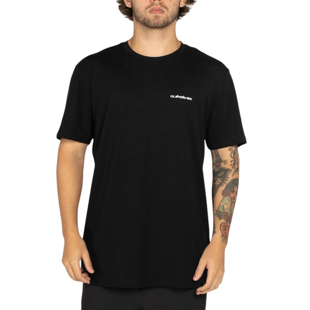 Camiseta Quiksilver Essential Touch Preta