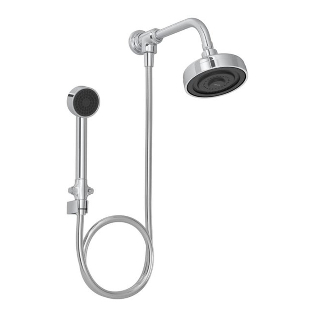 Chuveiro Deca Acqua Plus 1990.c.std.kit.n De Parede Com Desviador Cromado