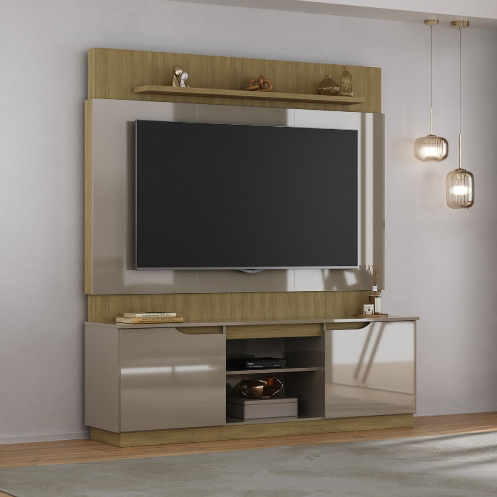 Home Theater Torino Para Tv Até 70 Polegadas Madeirado Com