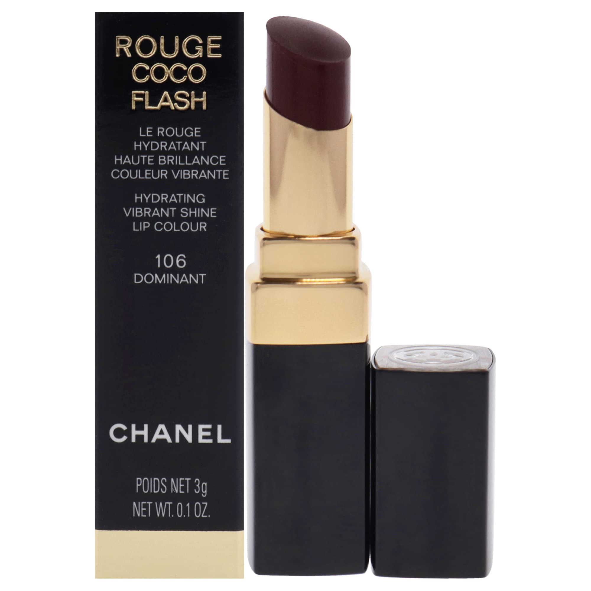 Batom Chanel Rouge Coco Flash 106 Dominant 3ml Para Mulheres