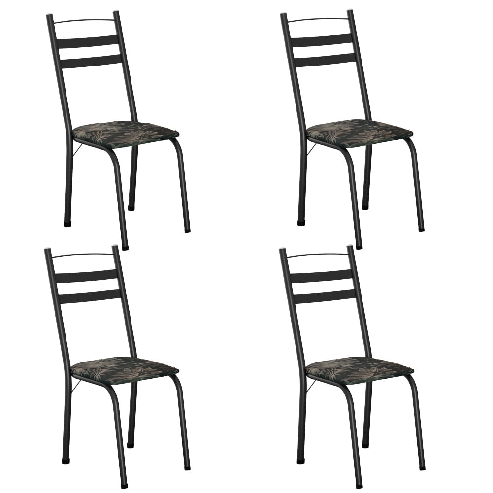 Conjunto Com 4 Cadeiras Leia Artefamol