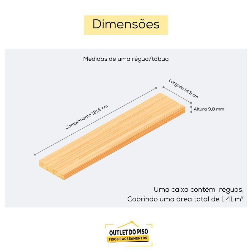 Piso Laminado Premium Artisan Cumaru Honey - Resistente À Umidade E Com Manta Acústica - imagem 4
