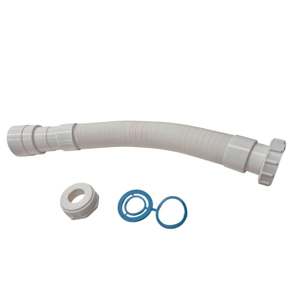 Sifão Tubo Extensível Corrugado Longo 1,20m Pia Lavatório E Tanque