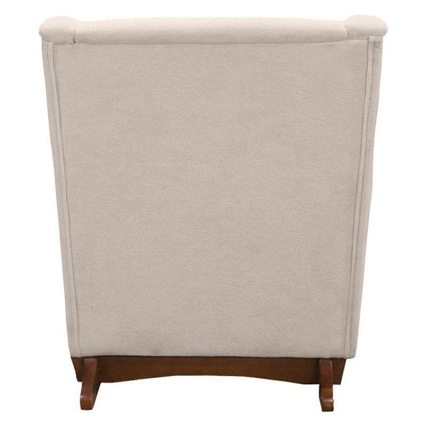 Poltrona Amamentação Aquila Plus Com Puff Boucle Off White - Fratello - imagem 4