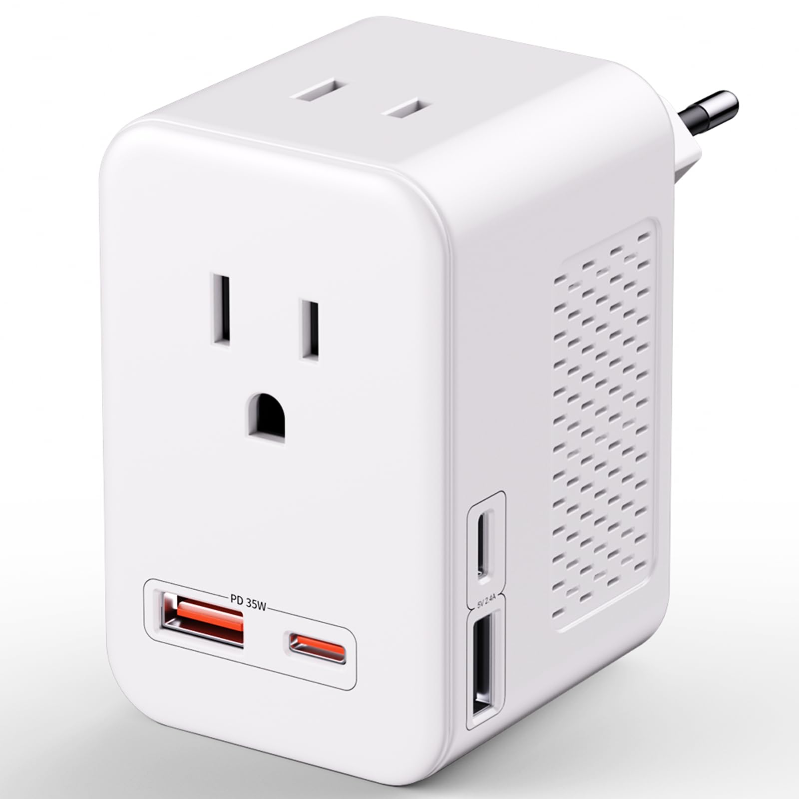 Conversor De Tensão Trevolty Pd 35w Dos Eua Para A Europa 1600w 220v A 110v