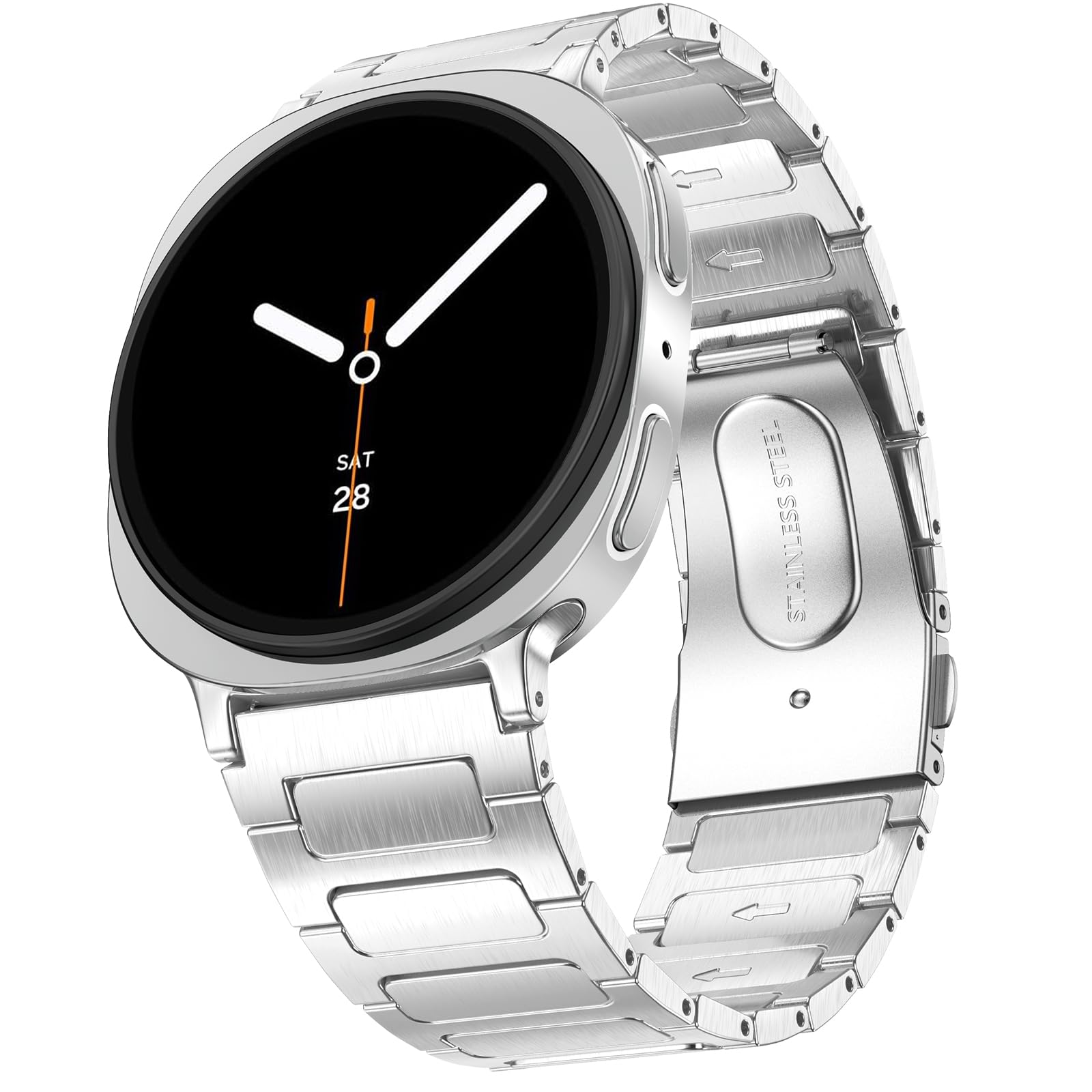 Pulseira De Aço Inoxidável Para Samsung Galaxy Watch 8 Classic/galaxy Watch 8 40mm 44mm