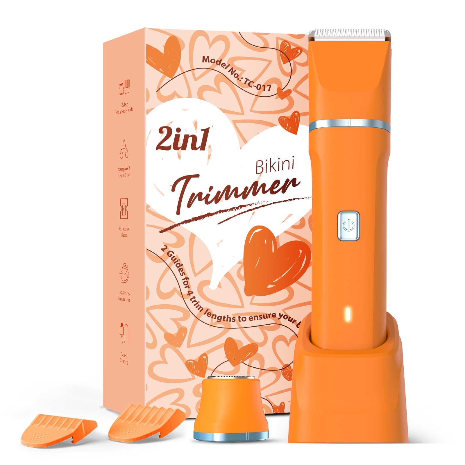 Depilação Facial Risina 2 Em 1 Recarregável Para Mulheres