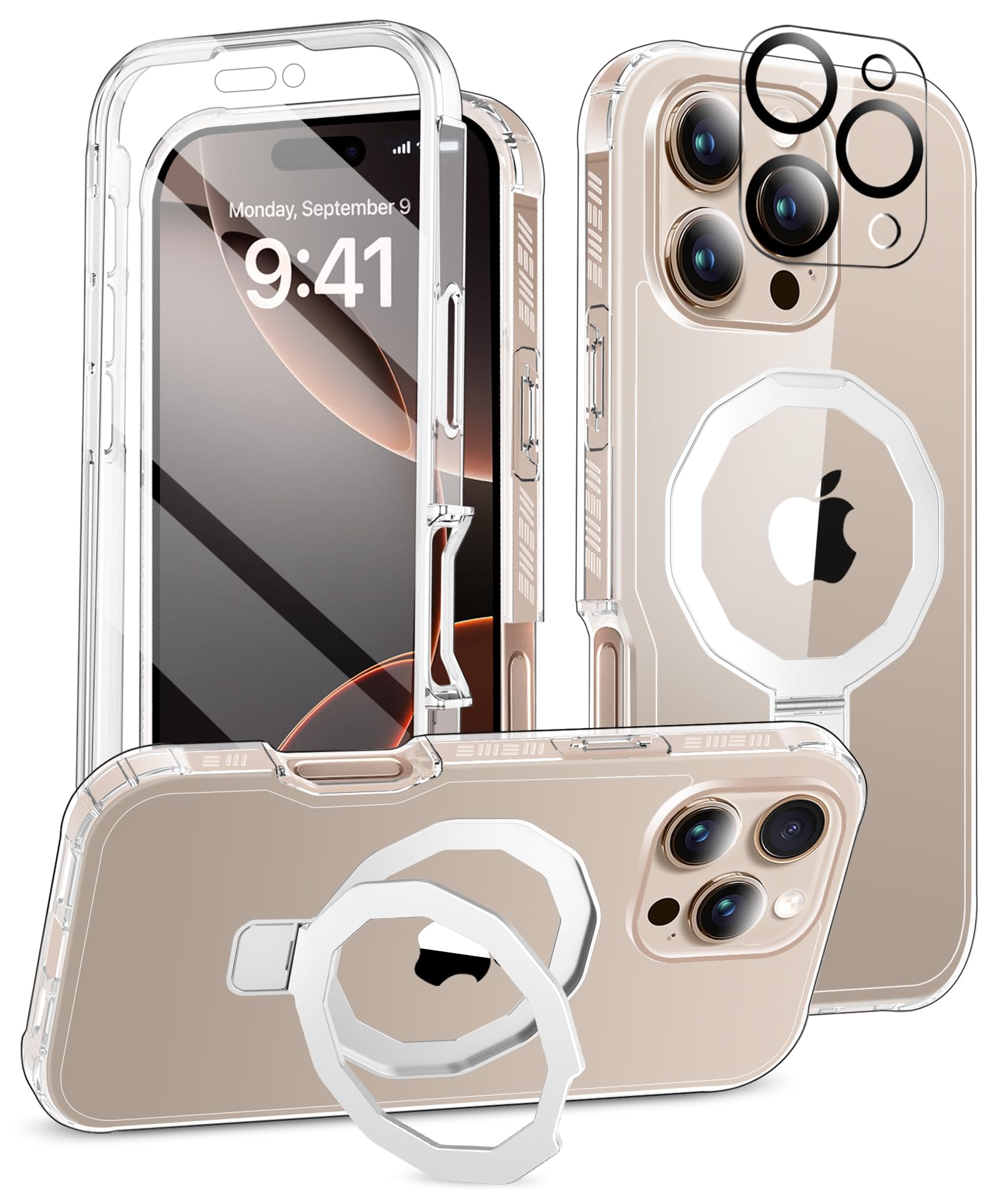 Capa De Telefone Banlea Compatível Com Iphone 16 Pro 6,3" Transparente