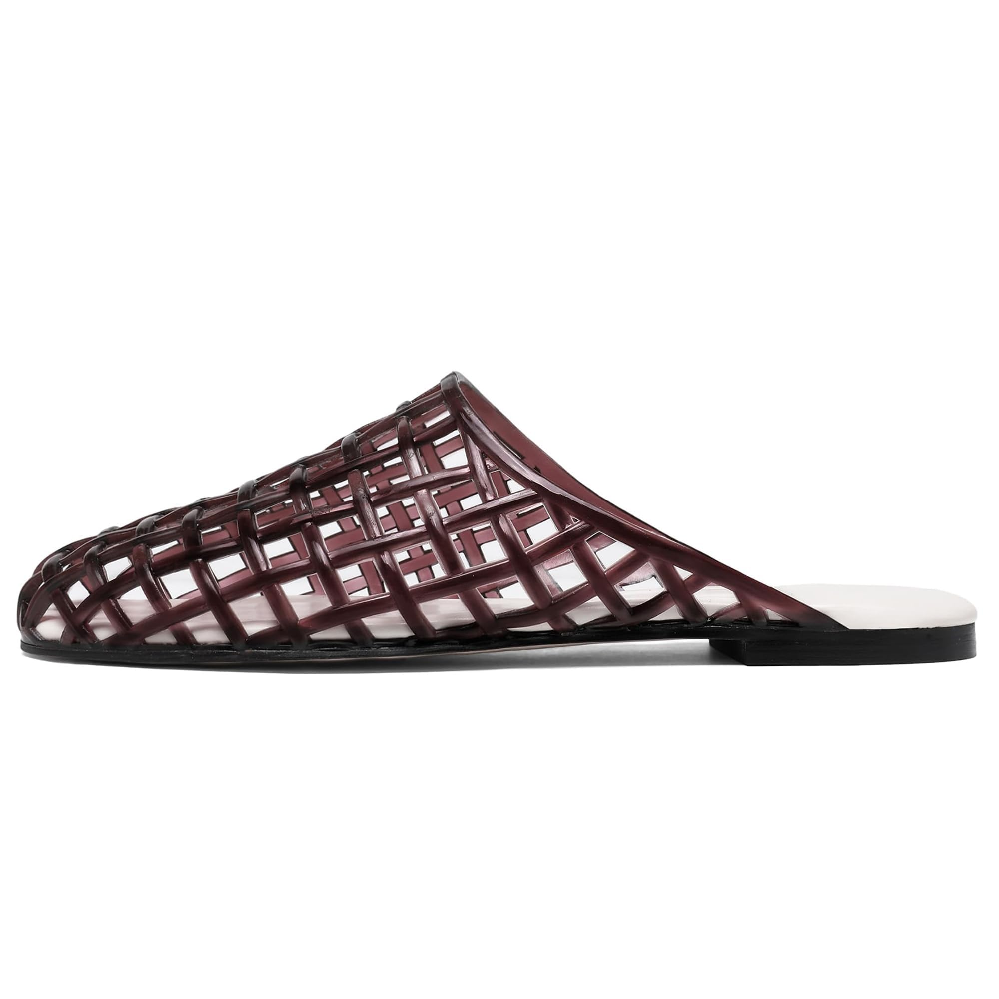 Sapatos Jelly Molozoey Clear Para Mulheres, Sem Cadarço, Bico Fechado