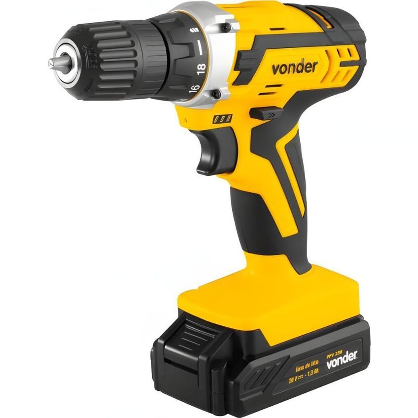 Parafusadeira À Bateria 20v Vonder Pfv 238 Bivolt - imagem 3