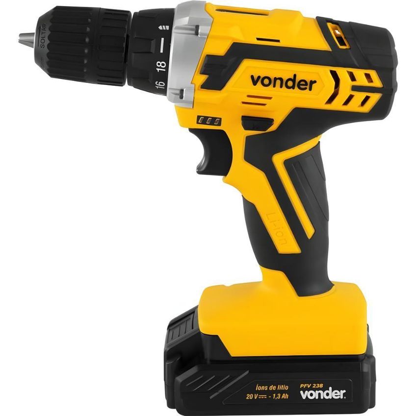 Parafusadeira À Bateria 20v Vonder Pfv 238 Bivolt - imagem 4