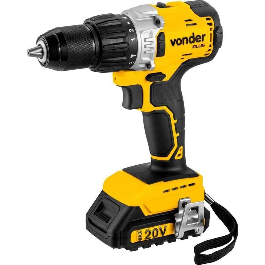 Parafusadeira Furadeira À Bateria 20v Com Impacto Pfv212lb Vonder Plus - imagem 4