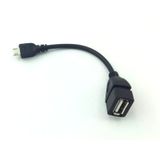 CABO ADAPTADOR OTG MICRO A MACHO X USB FÊMEA 15 CM