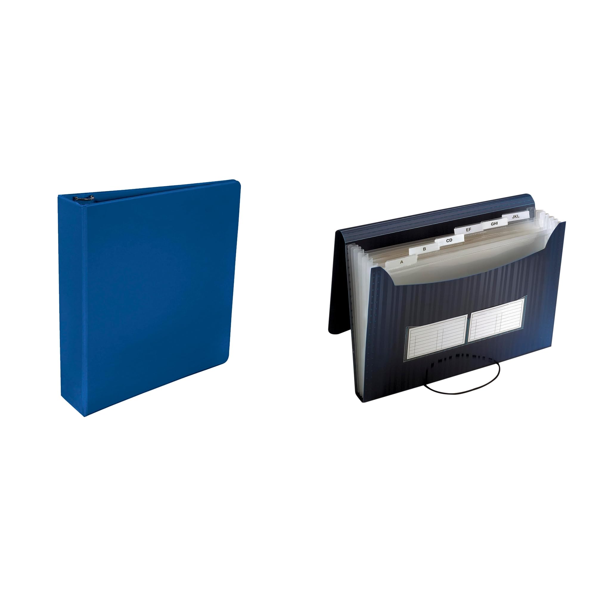 Kit Combinado Casafoyer D-ring Binder De 2 Polegadas E Arquivo Expansível