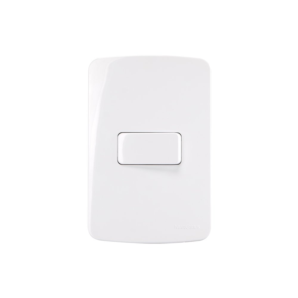 Interruptor Simples Margirius B3 10a Com Placa 4x2 Branco