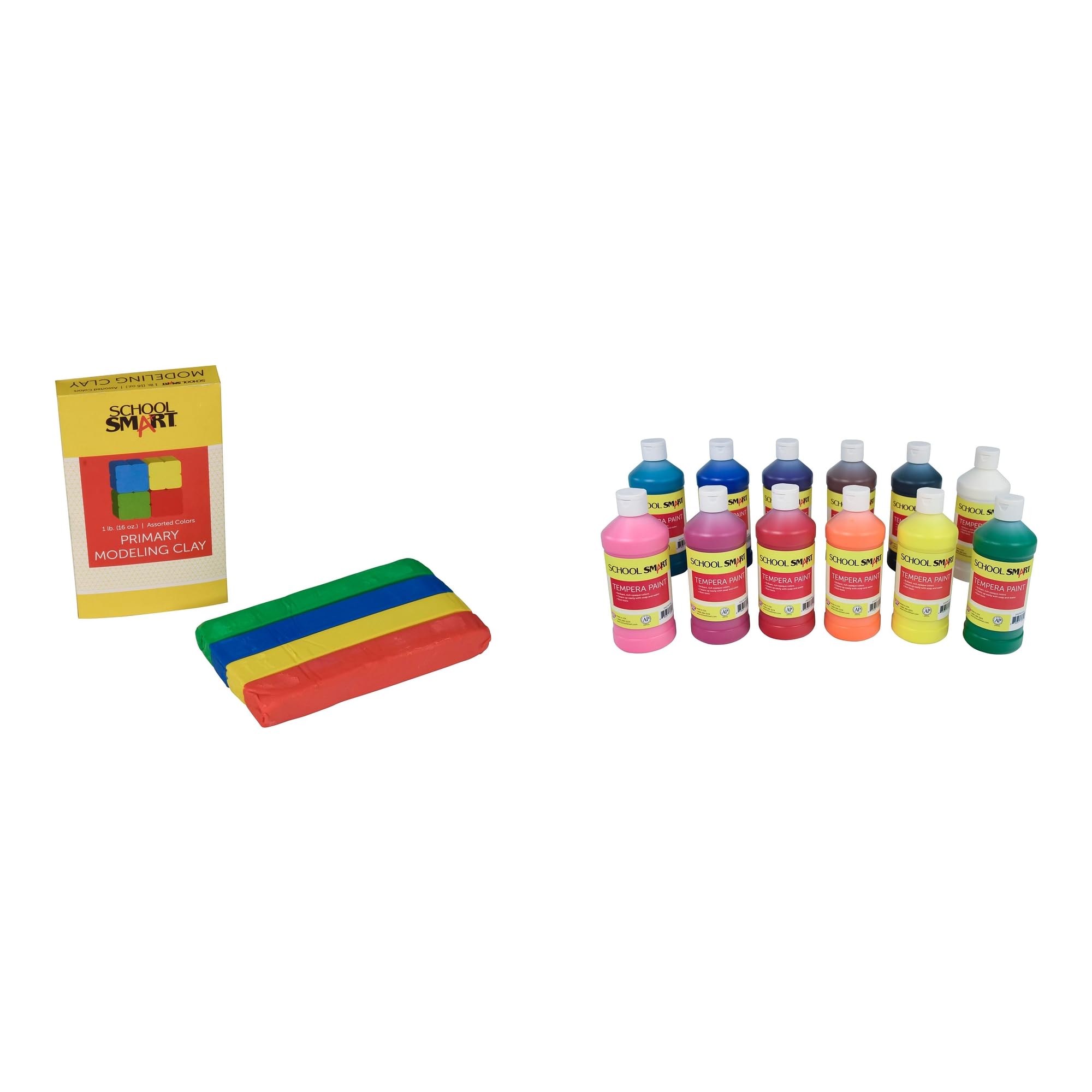 Kit Combinado De Modelagem De Tintas De Argila E Têmpera Casafoyer