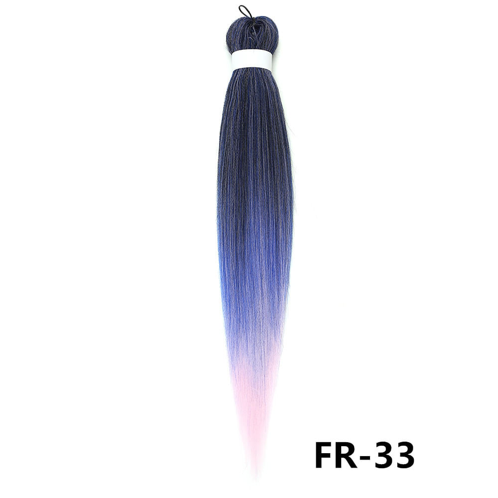 Braiding Hair Ombre Pré-esticado De 26 Polegadas, 8 Pacotes Sintéticos