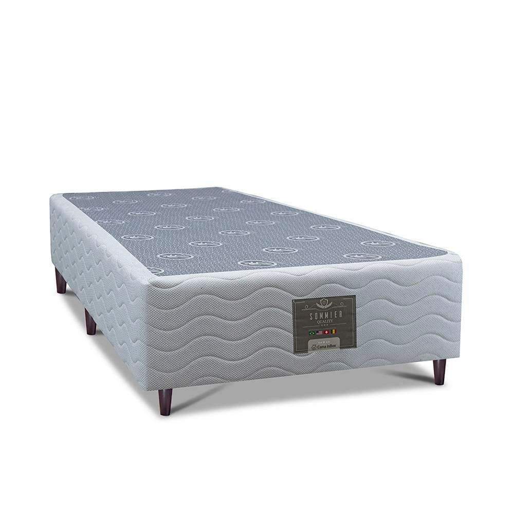 Base Box Para Colchão Solteiro Cama Inbox Moderne 26x88x188cm