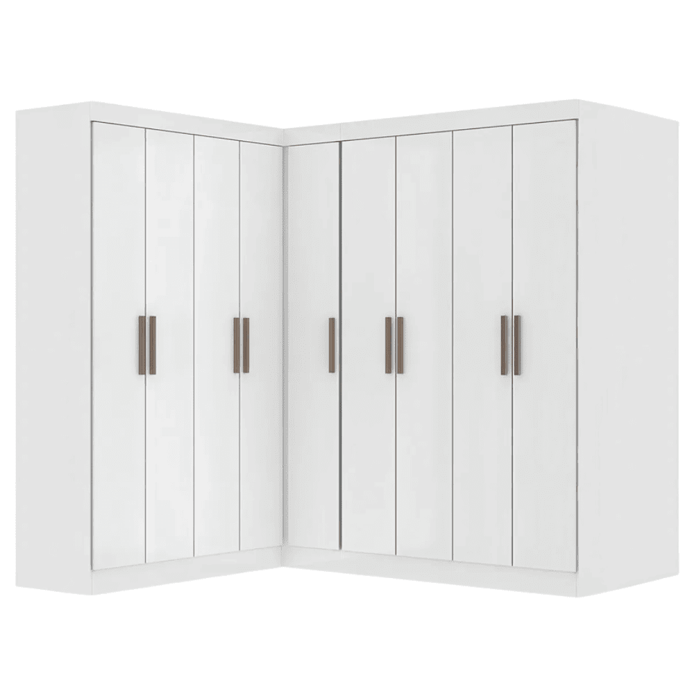 Guarda Roupas Modulado De Canto Madrid Com 9 Portas Maxel