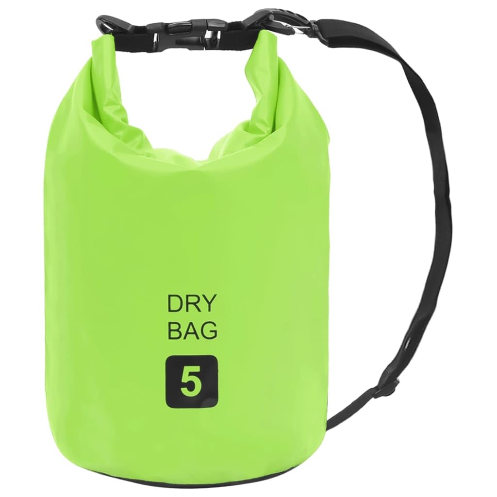 Saco Seco Vidaxl Strong Resistente À Água Em Pvc 5l Verde