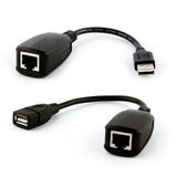 EXTENSOR USB VIA CABO DE REDE RJ45 ATÉ  45 METROS