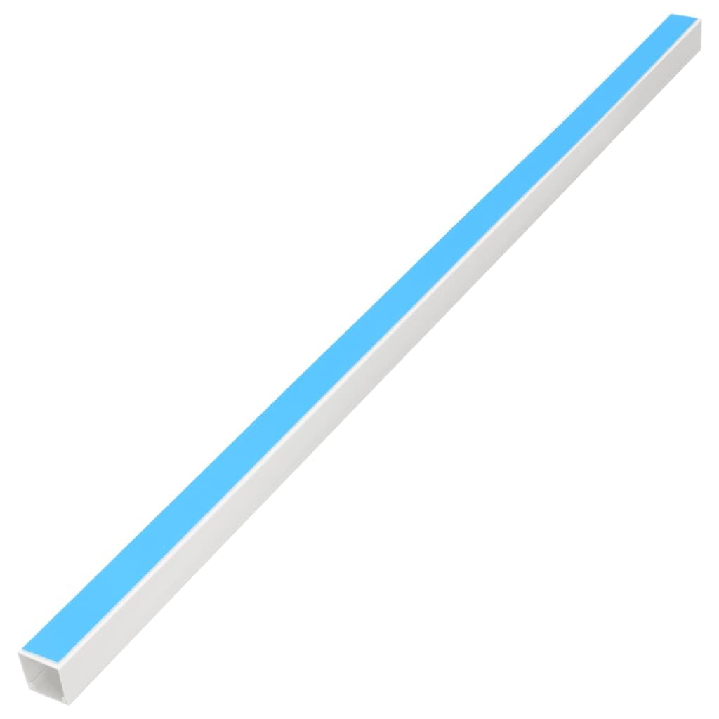 Cable Trunking Management Cord Hider Pvc White, Conjunto De 10
