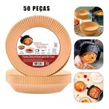 Forma Air Fryer Papel 50 Unidades Antiaderente Proteção