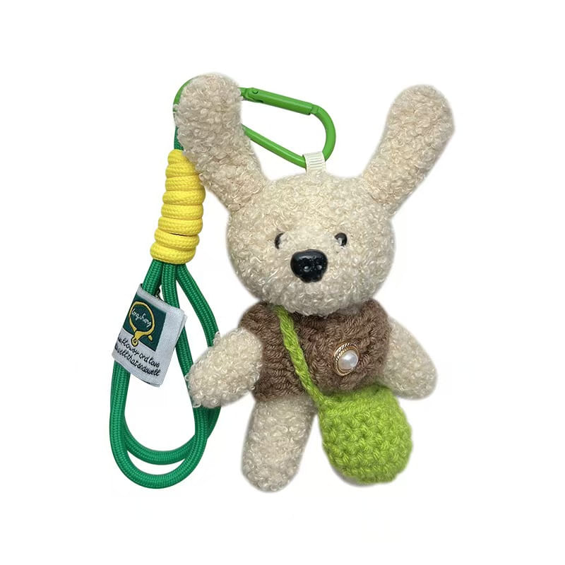 Chaveiro Moderno Puppy In Vest — Bag &amp; Key Charm Da Zomii