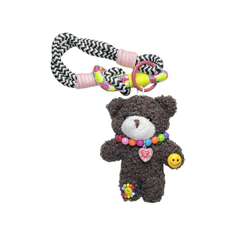 Chaveiro Rainbow Plush Bear — Bolsa E Chaveiro Da Zomii
