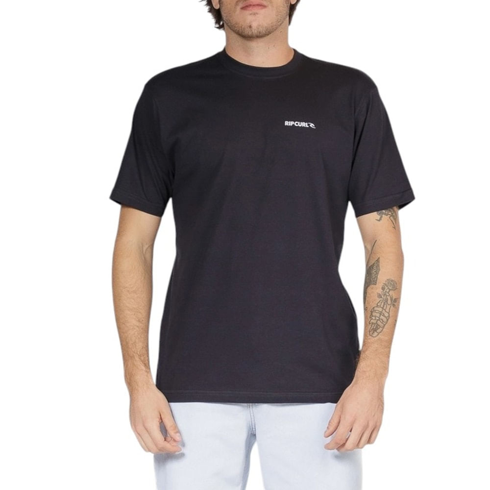 Camiseta Rip Curl Brand Icon Washed Black
