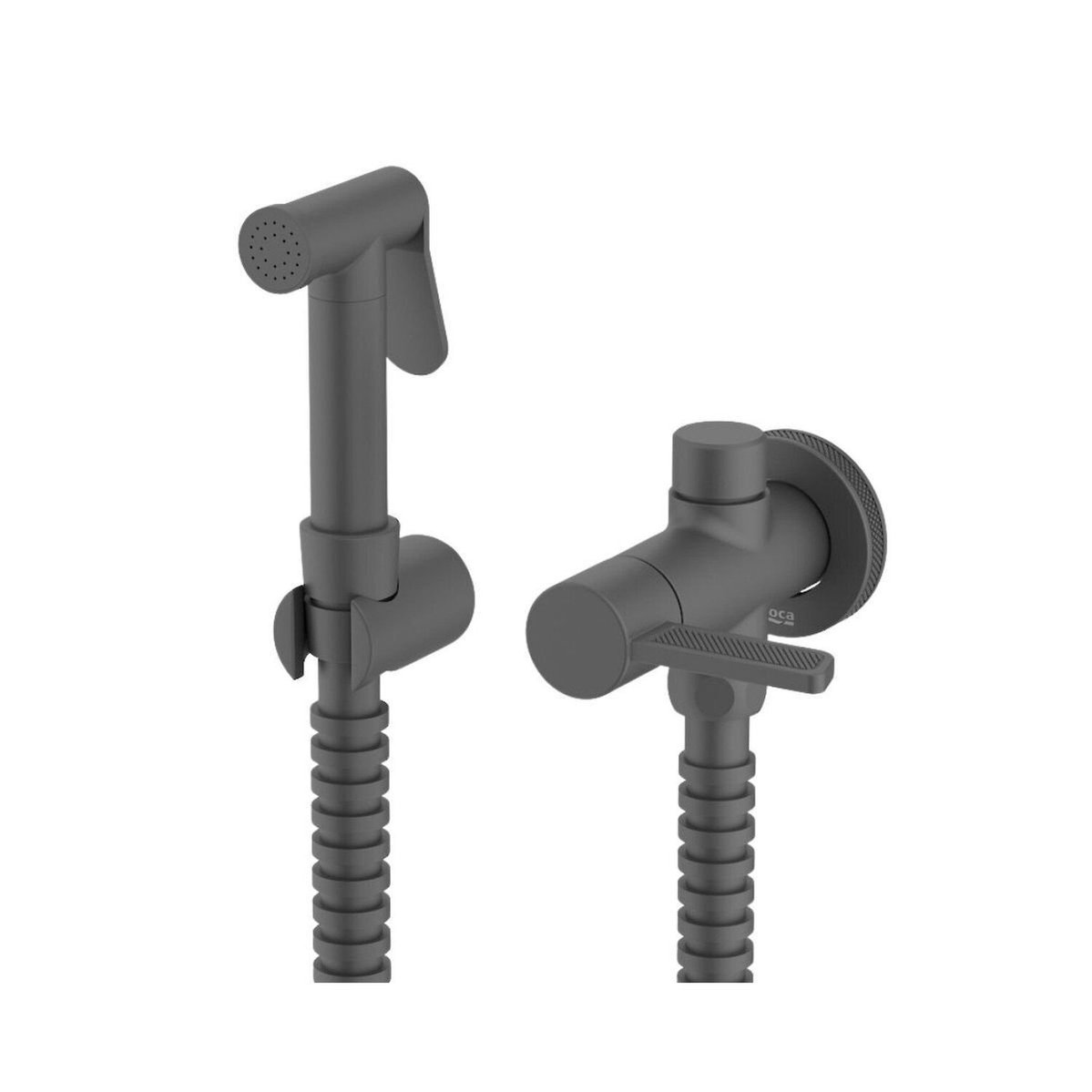 Ducha Higiênica Com Derivação Logic Roca Grafite Matte