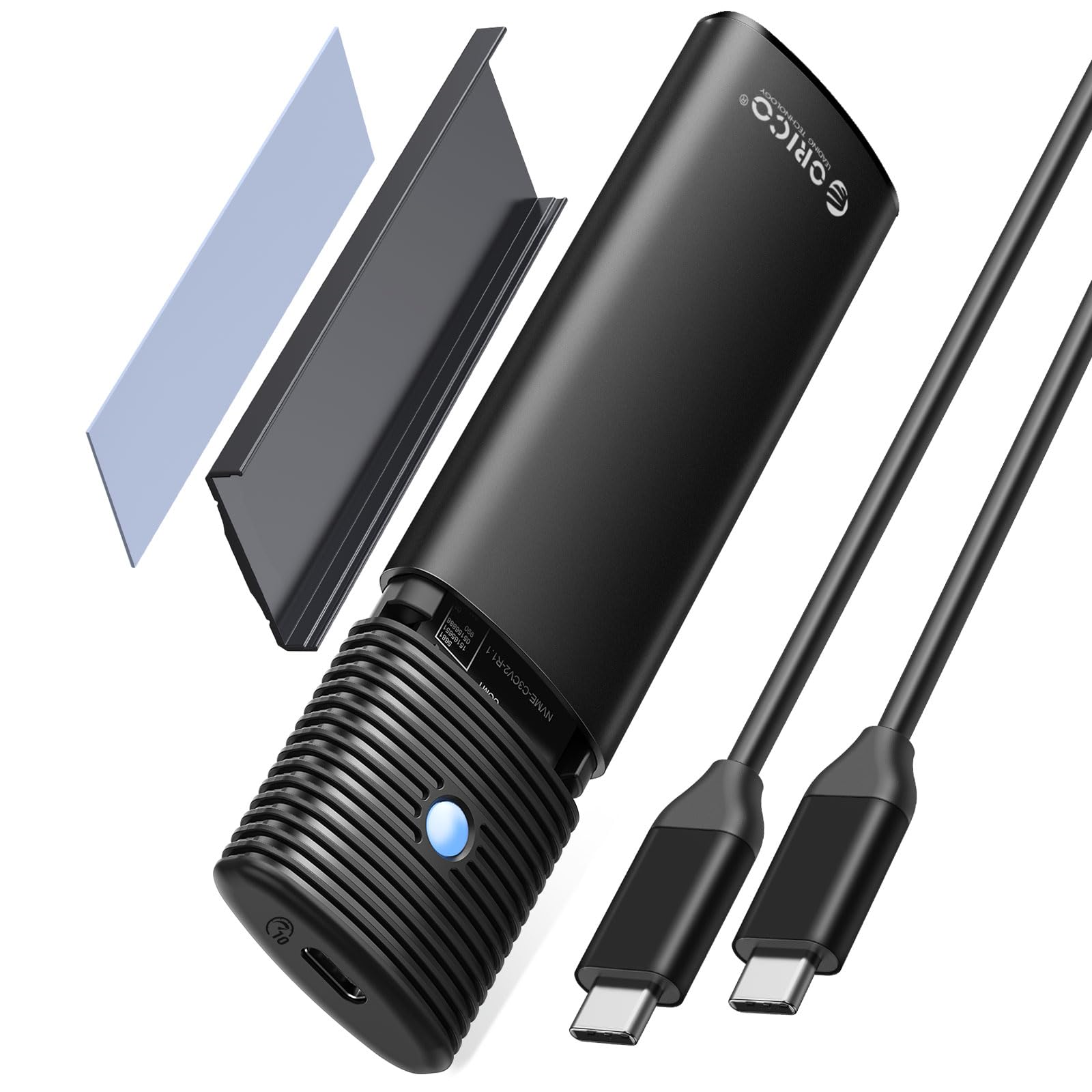 Compartimento Ssd Orico M.2 Nvme Sata Usb C 3.2 Gen 2 De 10 Gbps