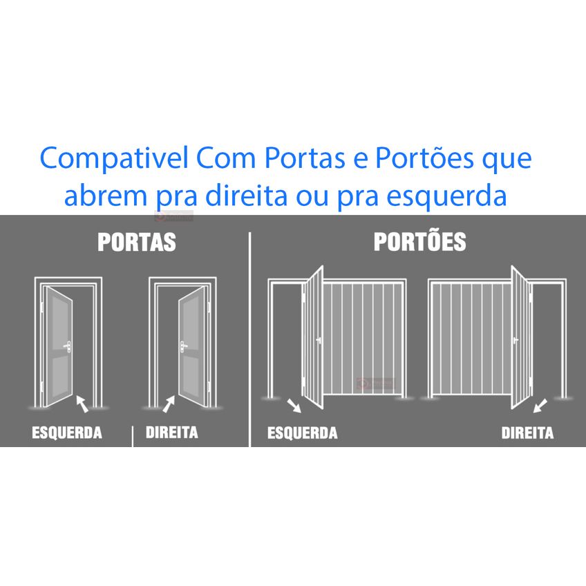 Fechadura Sobrepor Externa E Interna Inox Cromado C/ Roseta Cromada Para Porta De Madeira E Portão Social - imagem 3