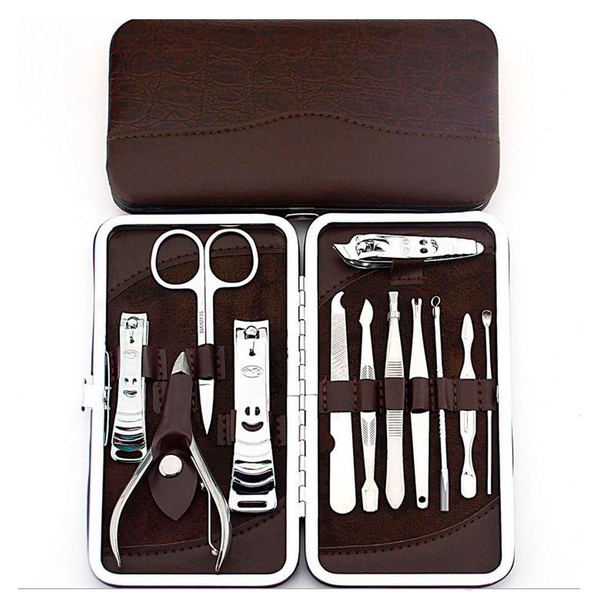 Kit De Unha Completo Para Manicure E Pedicure Com 12 Peças - Carrefour