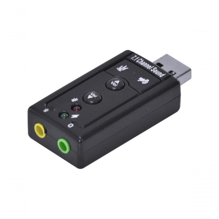 Adaptador Placa De Som Usb 7.1 Canais Virtual Ausb71 - imagem 2