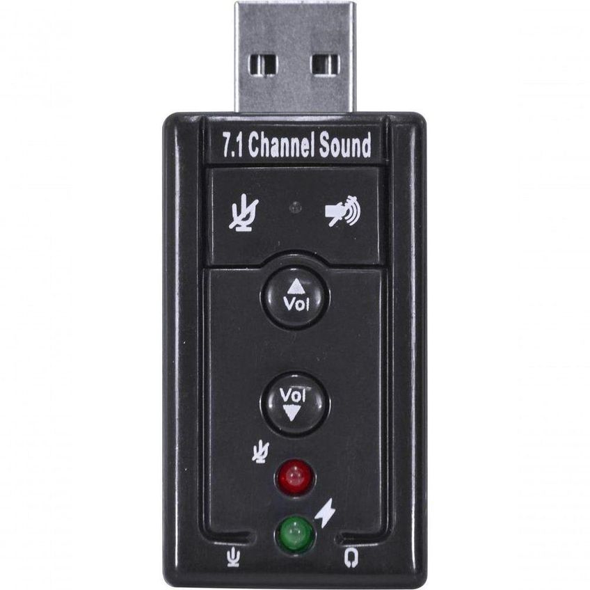 Adaptador Placa De Som Usb 7.1 Canais Virtual Ausb71 - imagem 5