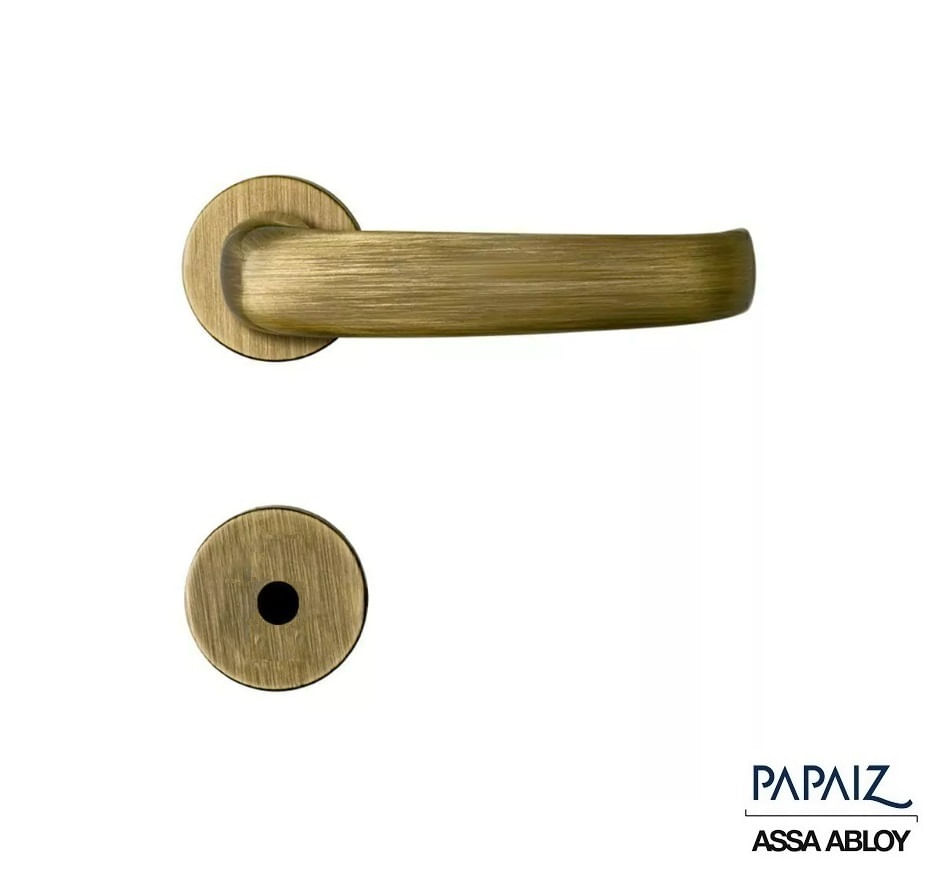 Fechadura Papaiz Mz271 Banheiro 40mm Roseta Oxidado - Carrefour