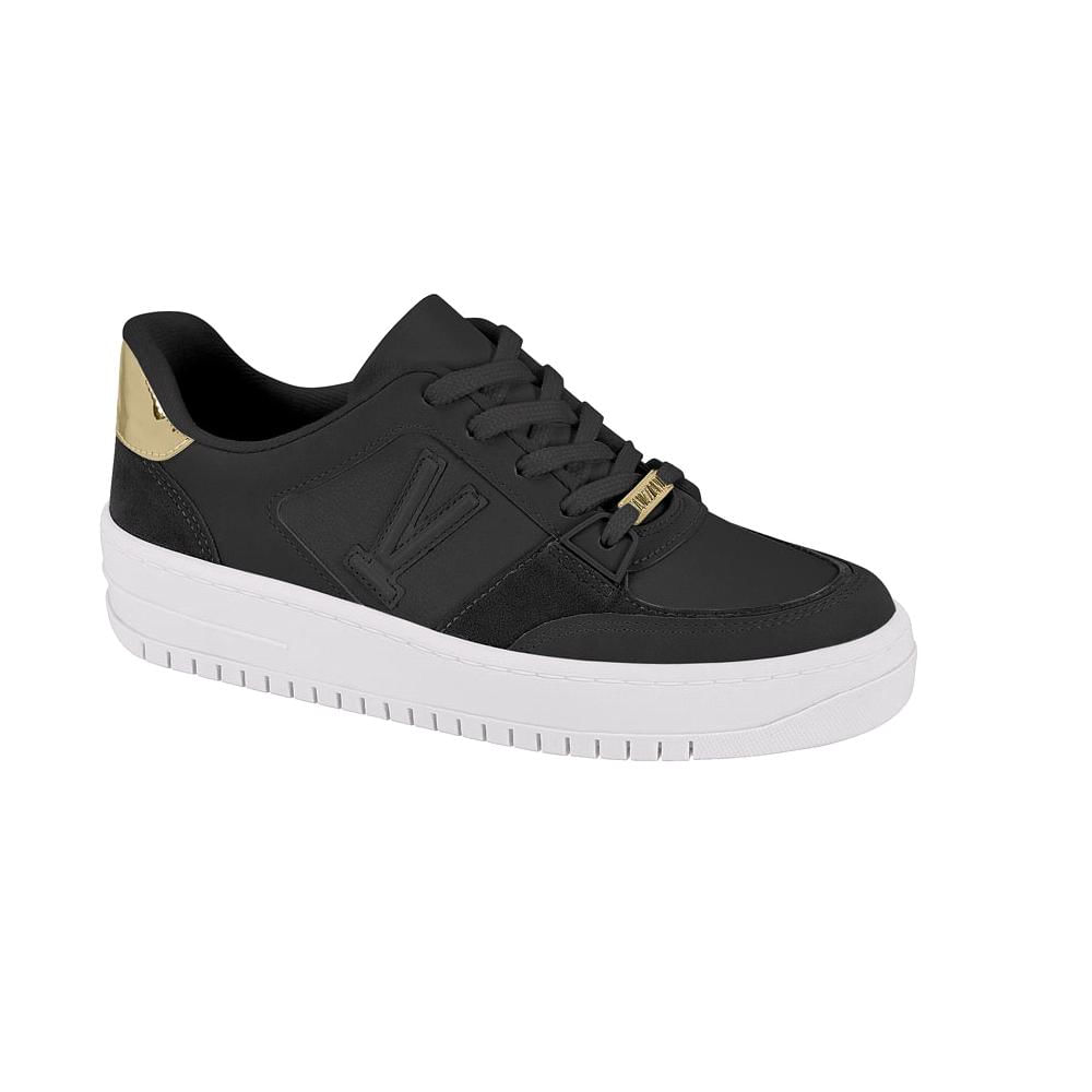 Tenis Vizzano Casual Ref 1389.131.30625 Preto/dourado 40