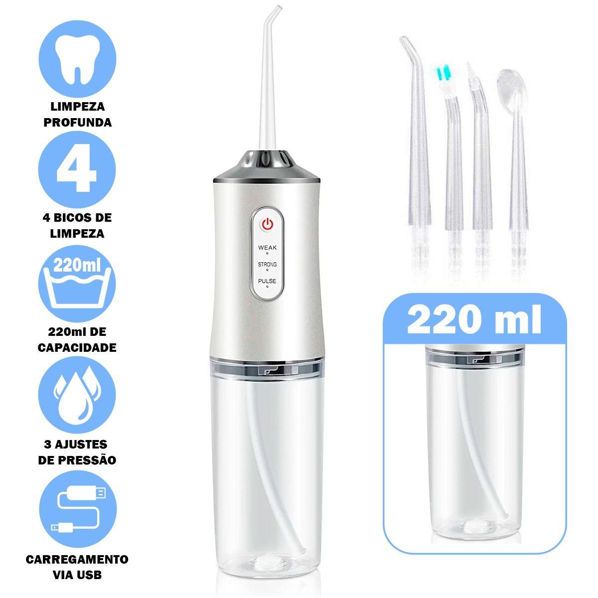 Aparelho Bucal Jato Potente Para Limpar Dentes E Implantes - Carrefour