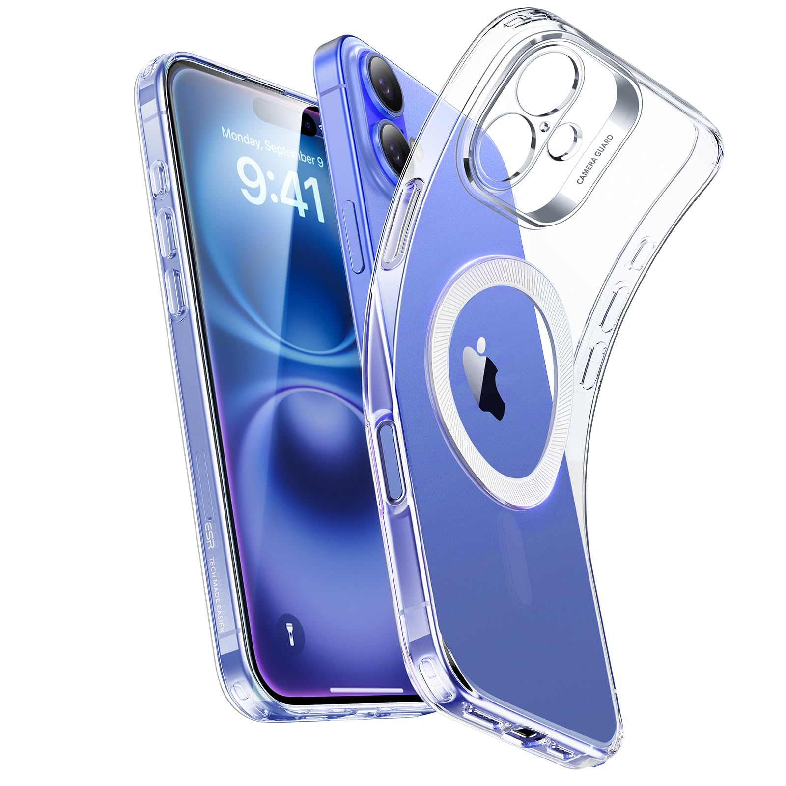 Capa De Telefone Esr Para Iphone 16 Plus Clear Com Magsafe Compatível