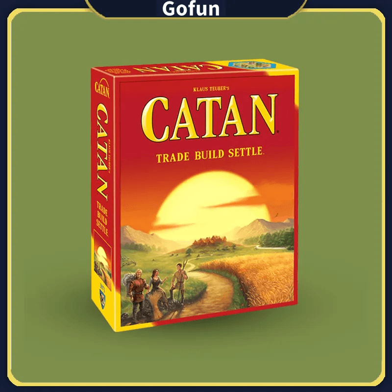 Jogo De Tabuleiro Catan Build &amp; Settle Classic Strategy Family 10+
