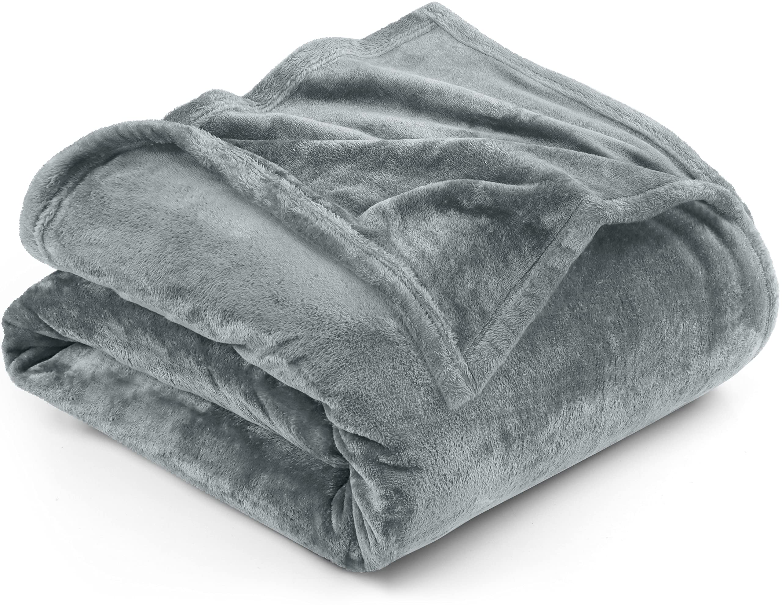 Cobertor Utopia Bedding Fleece King Size Cinza 300gsm