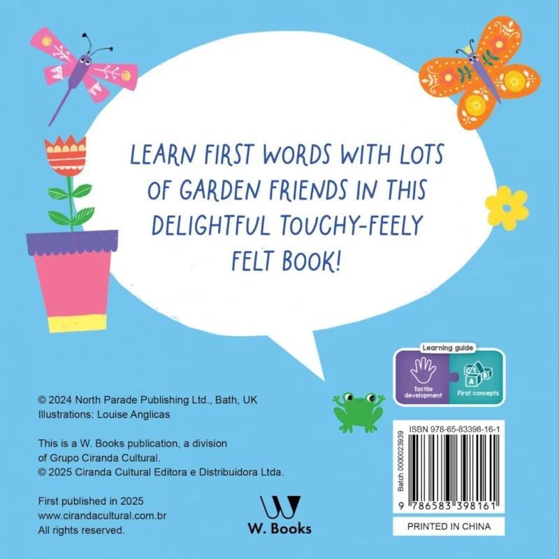 Livro Toque E Sinta First Words In The Garden - Em Inglês - Carrefour