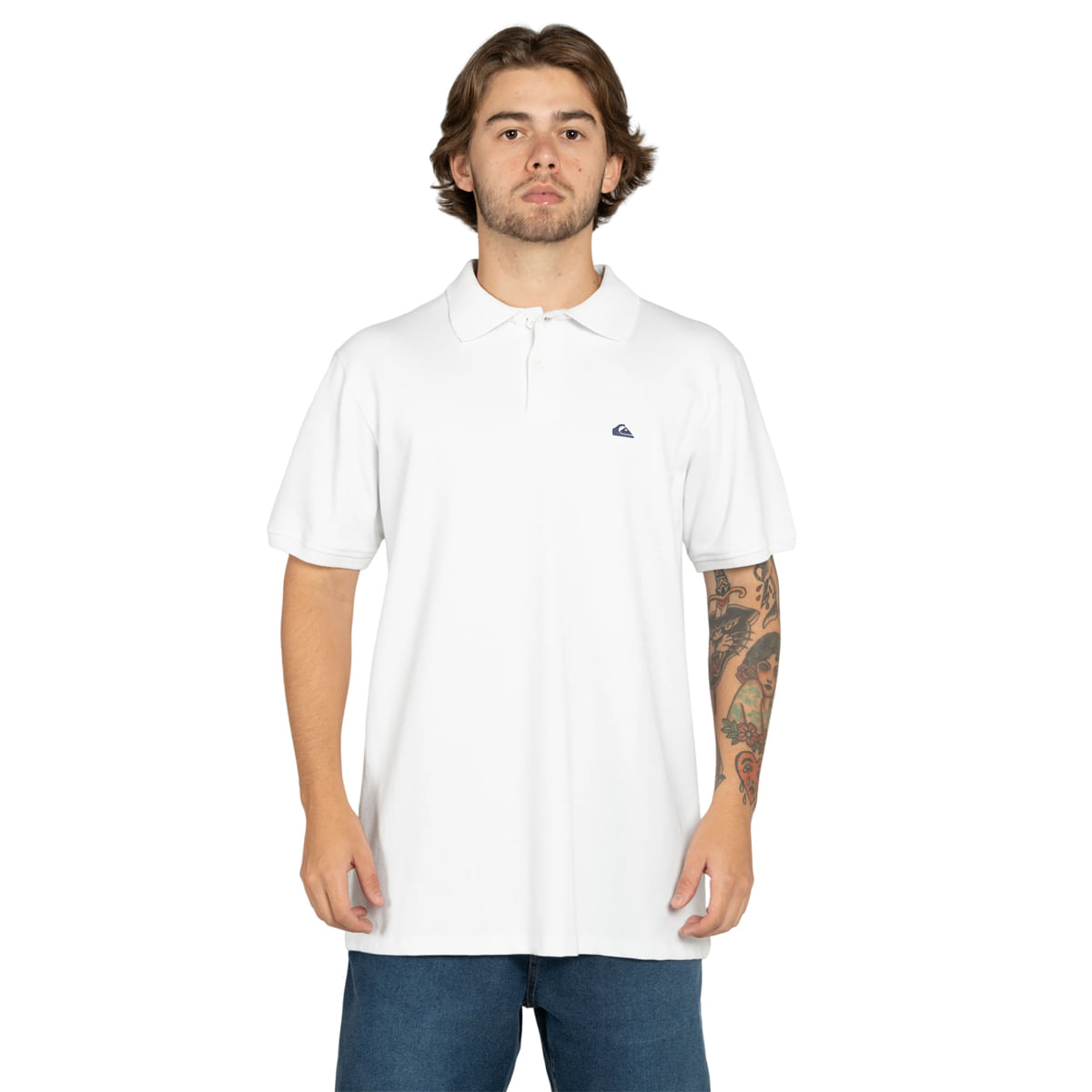 Camisa Polo Quiksilver Masculina Embroidery Piquet